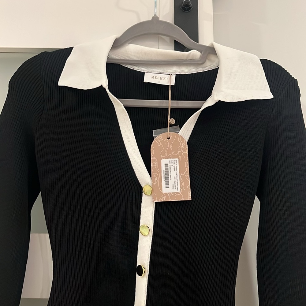 NEW Meshki Long sleeve knit dress - Picture 5 of 8